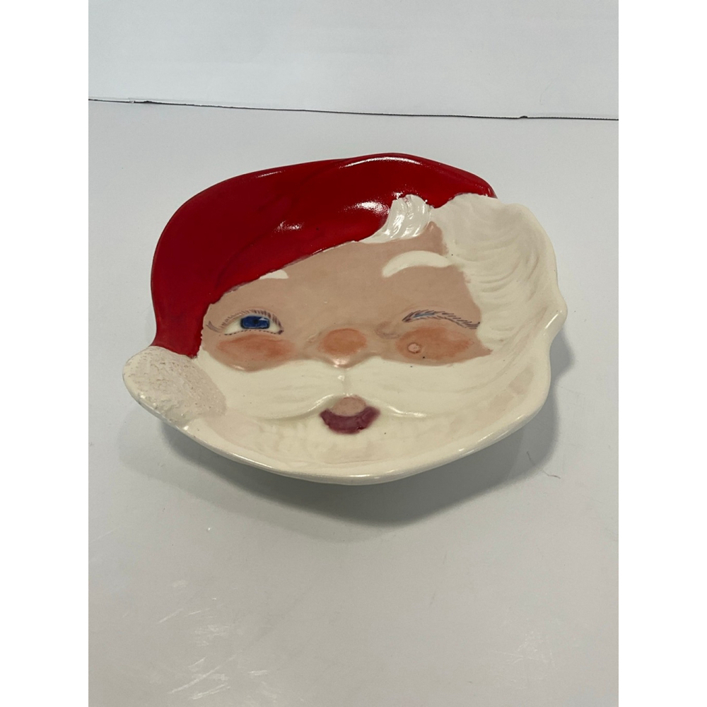 Vintage 1965 Winking Santa Dish - Picture 4 of 6
